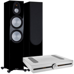 MONITOR AUDIO Silver 500 Jesion + Roksan Attessa Amplifier Zintegrowany wzmacniacz stereo Silver - 3
