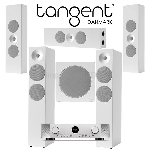 Tangent Spectrum II X6 x2 + XLCR x3 + XSW8 + Marantz Cinema 70s S2 Zestaw kina 5.1