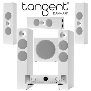 Tangent Spectrum II X6 x2 + XLCR x3 + XSW8 + Marantz Cinema 70s S2 Zestaw kina 5.1