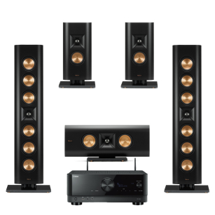 KLIPSCH RP-640D RP-240D RP-140D On-Wall + YAMAHA RX-V6A Zestaw kina domowego 5.0