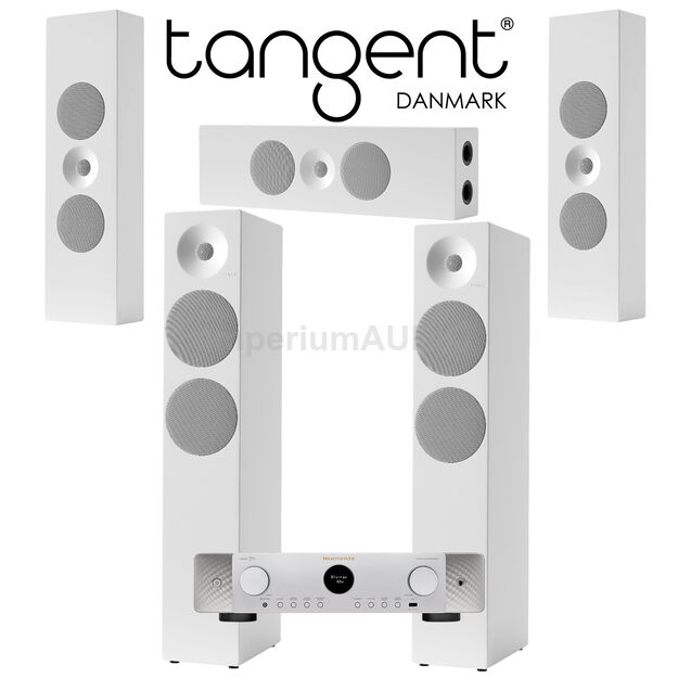 Tangent Spectrum II X6 x2 + XLCR x3 + Marantz Cinema 70s Zestaw kina 5.0