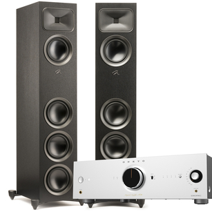 MARTIN LOGAN FOUNDATION F1 + ONKYO ICON Series A-50 SIECIOWY WZMACNIACZ STEREO Klasy AB