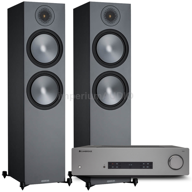 MONITOR AUDIO Bronze 500 + CAMBRIDGE AUDIO CXA81 MK II 2x120W SABRE32 DAC