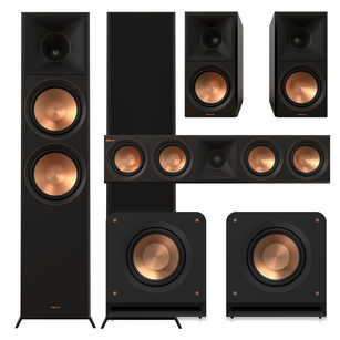 Klipsch Seria II RP-8000F + RP-600M + RP-504C + 2x RP-1000SW