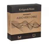 Kruger&Matz Kabel głośnikowy OFC wtyki banan 3m - 6