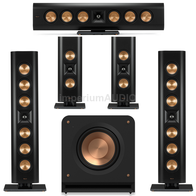 KLIPSCH RP-640D RP-240D + RP-1000SW Zestaw kolumn naściennych On-Wall 5.1