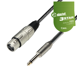 ADAM HALL K3MFP KABEL MIKROFONOWY JACK - XLR 3m