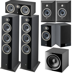 FOCAL THEVA N°3 + N°1 + CENTER + Surround + SUB 600 P Zestaw kolumn 7.1