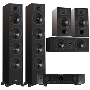 Indiana Line DIVA 6 + 3 + 7 + Marantz Cinema 70s Zestaw kolumn kina 5.0