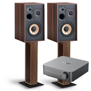 Elipson Heritage XLS 7 + WiiM Amp Wzmacniacz Streamer Tidal HDMI + Statywy NorStone Alva