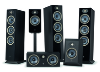 FOCAL THEVA N°3 + N°1 + CENTER + SUB 600 P Zestaw kolumn 5.1 - 10