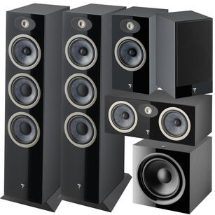 FOCAL THEVA N°3 + N°1 + CENTER + SUB 600 P Zestaw kolumn 5.1