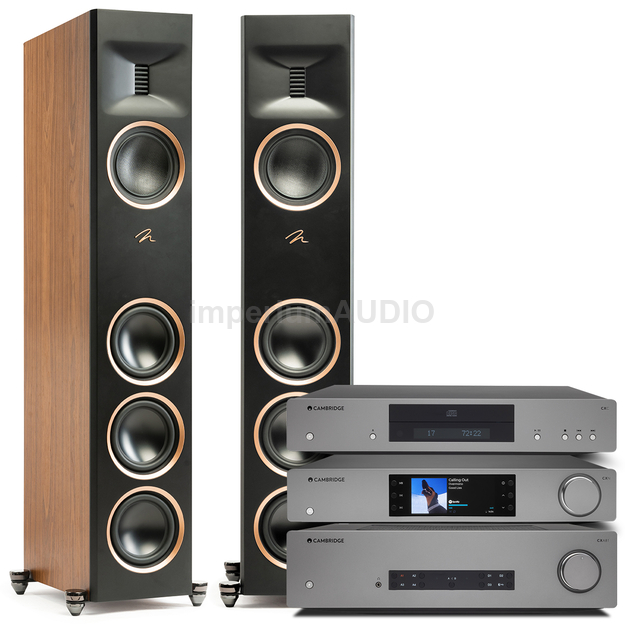 Martin Logan Motion Reimagined XT F100 + Cambridge Audio CXA81 + CXN100 ODTWARZACZ SIECIOWY + CXC v2 TRANSPORT CD