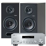 Elipson Horus 6B Kolumny podstawkowe + Yamaha R-N600A Amplituner stereo z MusicCast z DAB+ - 2
