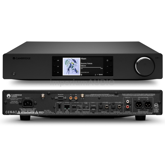 Cambridge Audio CXN100 SE Black 2026 Sieciowy Odtwarzacz Strumieniowy MQA HDMI eARC