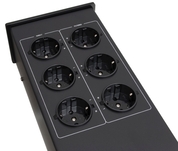 TAGA Harmony PF-600 (2026) FILTR ZASILANIA Gniazda 6x Schuko Voltage Meter - 7