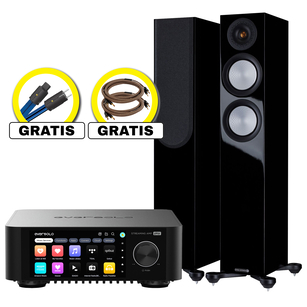 EverSolo PLAY / CD Edition + Monitor Audio Silver 200 7G + GRATIS Proson Arctic Speaker 2x2.5m + Wireworld Stratus 10 Power Conditioning Cord - 2.0m
