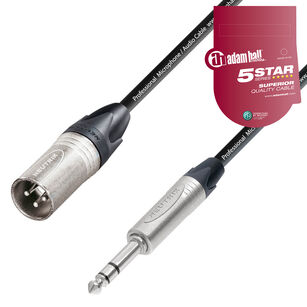 ADAM HALL K5BMV KABEL AUDIO XLR - Jack 3pin 3m