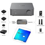 WiiM VIBELINK Amp + WiiM Ultra 2x 100W 8Ohm Hi-Res DAC AirPlay2 Tidal Spotify Connect Outlet - 18