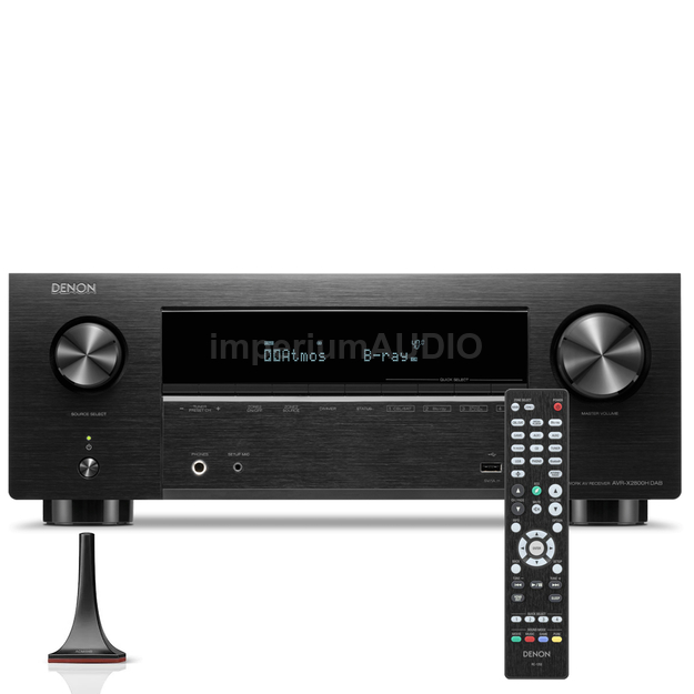 DENON AVR-X2800H DAB Amplituner kina domowego 7.2 8K Ultra HD, HEOS DAB
