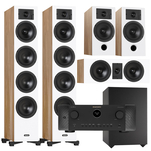 Indiana Line DIVA 6 + 3 + 7 + Basso 880 + Marantz Cinema 60 DAB Zestaw kolumn kina 5.1 - 2