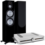 MONITOR AUDIO Silver 500 Jesion + Roksan Attessa Streaming Wzmacniacz Silver - 2