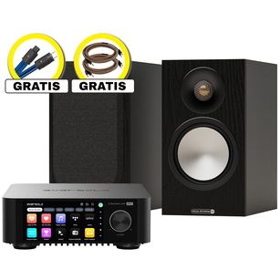 EverSolo PLAY / CD Edition + Monitor Audio Bronze 50 7G + GRATIS Proson Arctic Speaker 2x2.5m + Wireworld Stratus 10 Power Conditioning Cord - 2.0m