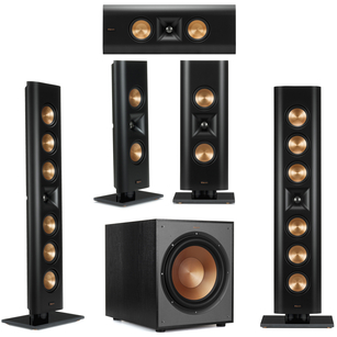 KLIPSCH RP-640D + RP-240D + R-120SW Zestaw kolumn naściennych On-Wall 5.1