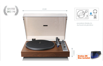 Gramofon LENCO LBT-515WD z wkładką Ortofon 2M Blue i Bluetooth - 15