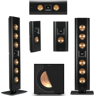 KLIPSCH RP-640D + RP-240D + RP-140D + R-121SW Zestaw kolumn naściennych On-Wall 5.1