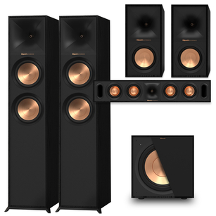KLIPSCH R-600F + R-50M + R-30C + R-101SW Zestaw kolumn 5.1