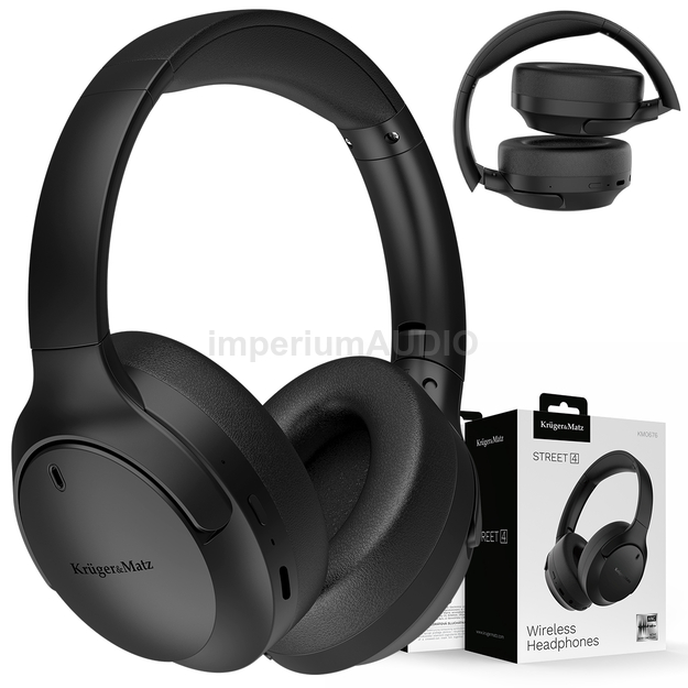 Kruger&Matz Street 4 ANC Słuchawki bezprzewodowe nauszne Bluetooth 5.4