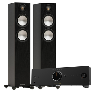 MONITOR AUDIO Bronze 300 7G + ONKYO ICON Series A-50 SIECIOWY WZMACNIACZ STEREO Klasy AB