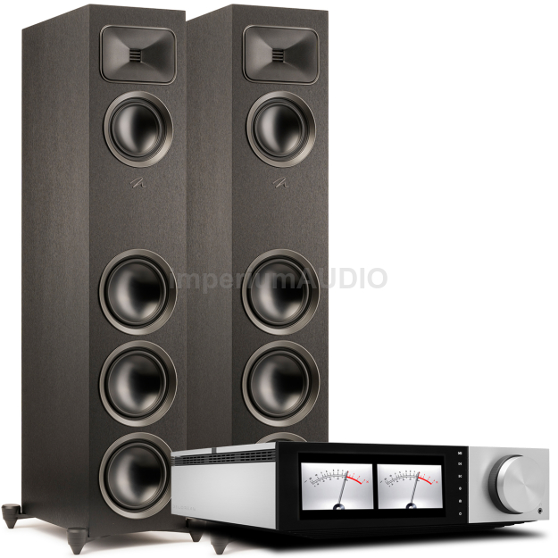 MARTIN LOGAN FOUNDATION F2 Gen2 + Cambridge Audio EVO 150 Delorean Edition Wzmacniacz All-in-One