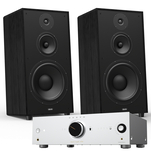 Indiana Line Utah 5 Kolumny podłogowe vintage black + Onkyo Icon A-50 wzmacniacz sieciowy Stereo Klasa AB - 2