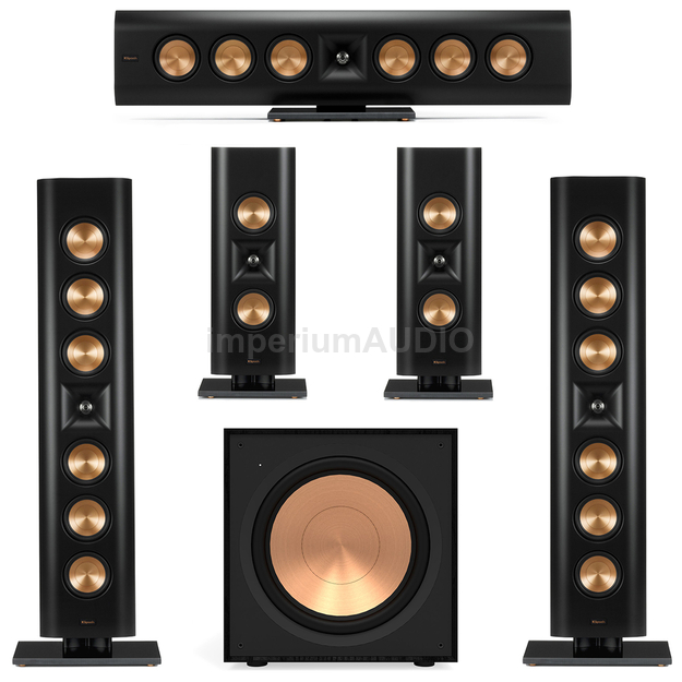 KLIPSCH RP-640D RP-240D + R-121SW Zestaw kolumn naściennych On-Wall 5.1