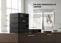 Tangent Gen III Power Ampster + Preamp + CD + Tuner Końcówka mocy, Przedwzmanciacz, Odtwarzacz CD i Radio Stereo 2×100W Bluetooth, DAC - 6