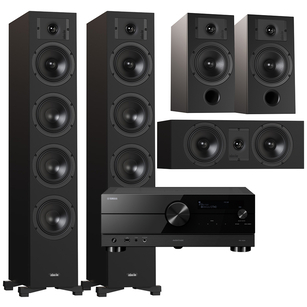 Indiana Line DIVA 6 + 3 + 7 + YAMAHA RX-A2A Zestaw kolumn kina 5.0