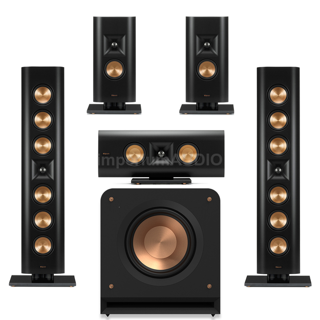 KLIPSCH RP-640D RP-240D RP-140D RP-1000SW Zestaw kolumn naściennych On-Wall 5.1