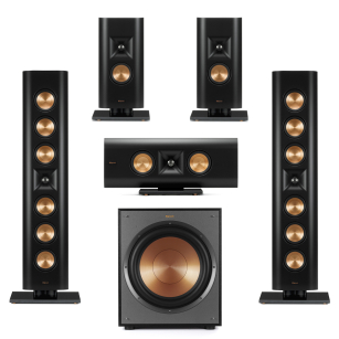 KLIPSCH RP-640D RP-240D RP-140D R-120SW Zestaw kolumn naściennych 5.1 On-Wall