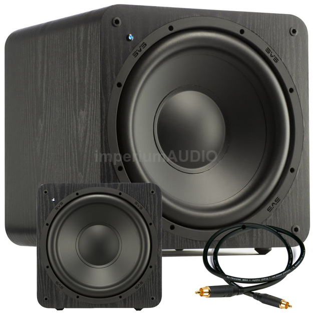 SVS SB-1000 Subwoofer aktywny 300W BLACK ASH + Kabel