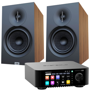 ELAC Debut 3.0 B6.3 Kolumna podstawkowa + EverSolo PLAY Wzmacniacz ALL-IN-ONE