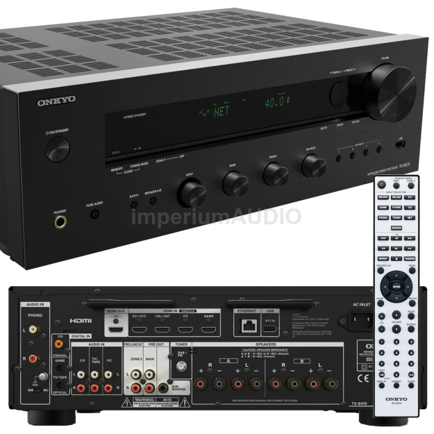 ONKYO TX-8470 Amplituner sieciowy stereo z HDMI ARC