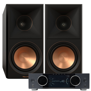 Klipsch RP-600M II Reference Premiere Kolumna podstawkowa + ONKYO Muse Y-40 Wzmacniacz All-in-One Axign Class D MOSFET HDMI ARC