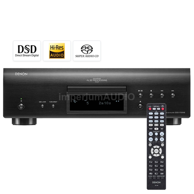 DENON DCD-1700NE Odtwarzacz CD SACD Advanced AL32 Processing Plus