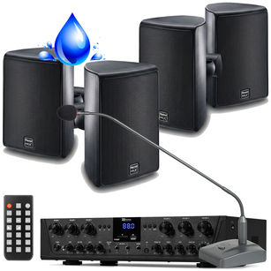 MAGNAT Symbol X 160 + POWER DYNAMICS PV-260BT Zestaw Instalacyjny IPX5 + Mikrofon D-30