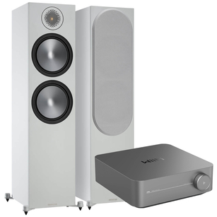 MONITOR AUDIO Bronze 500 + WiiM Amp PRO Wzmacniacz Sieciowy Hi-Res HDMI BT