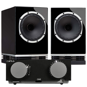 FYNE AUDIO F500 WHITE GLOSS + Cyrus ONE Zintegrowany wzmacniacz stereo