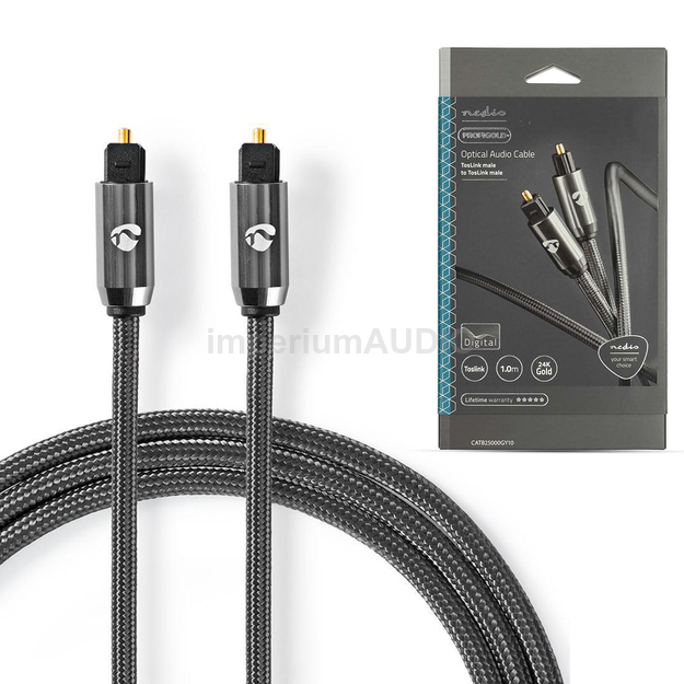 Nedis Profigold Kabel Audio Optyczny Toslink - Toslink 1m