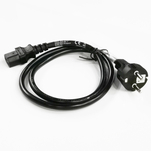 Adam Hall Kabel zasilający wysokiej jakości 3x1.5mm2 IEC C13 x CEE 7/7 Schuko - 2